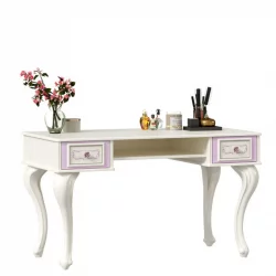 Стол письменный с зеркалом Маркиза 05 Алебастр