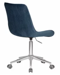 Кресло офисное DOBRIN DORA Синий велюр 1922-20