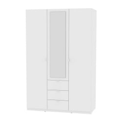 Шкаф распашный Р-198х135х45-3-ТР-М(Белый) / R-198х135х45-3-TR-M(Белый)