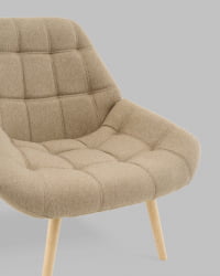 Кресло Олби Квадро бежевый