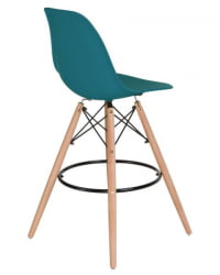 Стул барный ДОБРИН ДСВ БАР (ножки светлый бук, цвет сиденья морской волны (Г-05)) 2 шт / DOBRIN DSW BAR (G-05))