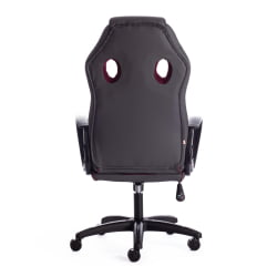 Кресло RACER кож/зам/ткань, металлик/бордо, 36/13