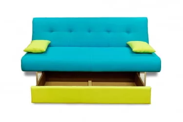 Диван MANGO 4 (2 категория) Бирюзовый/Салат