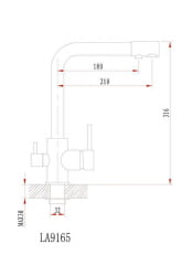 Кухонный смеситель ГРАНУЛА 2015 Базальт / GRANULA