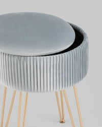 Пуф-столик Астор светло-голубой