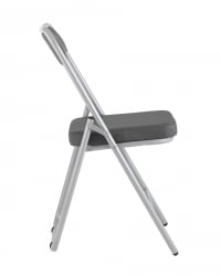 Складной стул Джонни silver экокожа Серый