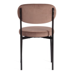 Стул REVO (mod. 7033) / 1 шт. в упаковке ткань/металл, 47х54х82 см, высота до сиденья 47 см, коричневый barkhat 12/черный