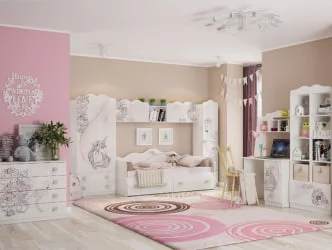 Кровать Фэнтези MDF-07 Белый рамух