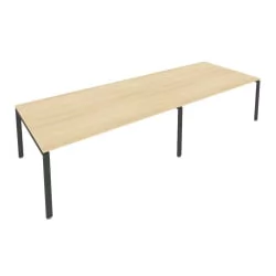 Переговорный стол (2 столешницы) Metal System Б.ПРГ-2.5 Акация/Антрацит