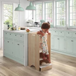 Детский стул из дерева Micuna Trotta MONT-1872 Waterwood/White