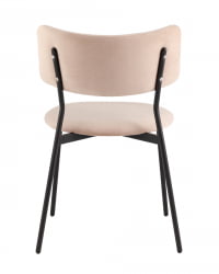 Стул Амелия велюр бежевый