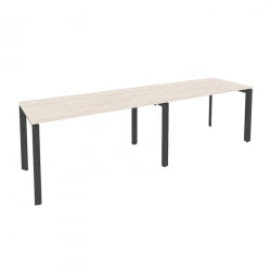 Рабочая станция на П-образном м/к ONIX O.MP-RS-2.3.7 Денвер Светлый/Антрацит