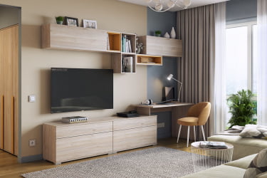 Полка в детскую 46 UL.46-M горчица