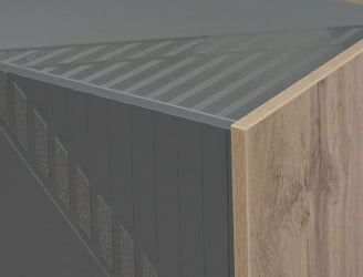 Комплект мебели для спальни Монако 902 №3 Дуб Вотан Оникс Графит Десерт Серый