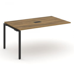 Проходной наборный элемент переговорного стола CОНCЕПТ CН.НПРГ-014 Сандал Янтарный Черный / CONCEPT CN.NPRG-014