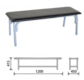 Банкетка Астрид Черный