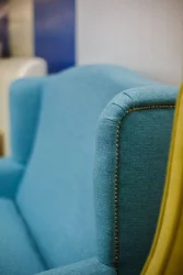 Диван двойной Денди Голубой