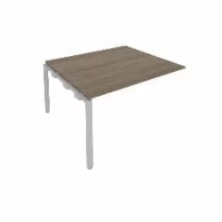 Проходной наборный элемент переговорного стола Метал Сйстем Б.ППРГ-3 Вяз/Серый / Metal System