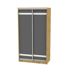 Шкаф-купе B-220х120х60-1(ДВ-Графит-D9D9)