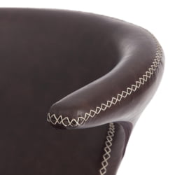 Стул барный FLAIR BAR (mod. 9018) экокожа/металл, 60 х 56 х 106 см , коричневый 1/черный