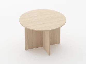 Стол для переговоров круглый Глассй 2.12 Венге / Glassy