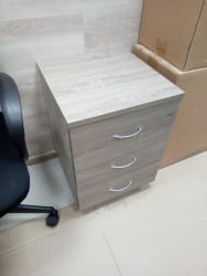 Тумба подкатная с 3-мя ящиками Twin 14.10.10 Дуб Верцаска