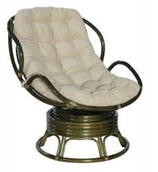 Кресло Папасан Челси вращающийся 23/03Б олива / 23/03B