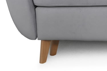 Диван-кровать Калгари-2 Стандарт Мора серый/Джейми серый