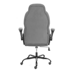 Кресло геймерское BAZUKA metalBL велюр, серый, 29