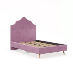 Мягкая кровать Элиза ЛД 600.540.000 Сиреневый Бежевый