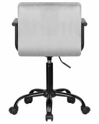 Компьютерное кресло ДОБРИН ТЕРРЙ БЛАCК (серый велюр (МДЖ9-75)) / DOBRIN TERRY BLACK (MJ9-75))
