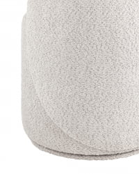 Пуф Loreen вращающийся букле Светло-серый