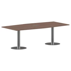 Конференц-стол на 6-8 человек ИМАГО ПРГ-4 Ясень Шимо-алюминий / IMAGO