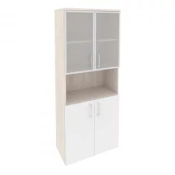 Шкаф высокий широкий ONIX O.ST-1.4R Денвер Светлый/Белый