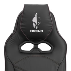 Кресло Arena metalBL кож/зам, черный/черный карбон, 36-6/карбон черный