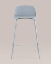 Стул полубарный Mist Серо-голубой
