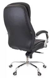 Кресло для руководителя Everprof Valencia M Кожа Черный