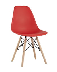 Стул Еамес Стйле ДСВ красный (разборный каркас) / Eames Style DSW
