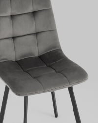 Стул Чиллй велюр Антрацитовый / Chilly