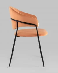 Стул Алексис велюр Оранжевый