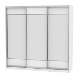 Шкаф-купе B-230х235х60-3(Белый-D8D8D8)