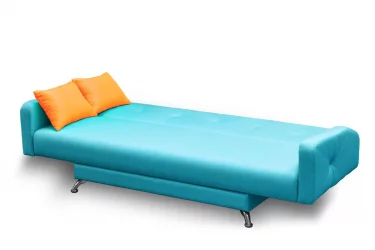 Диван тканевый MANGO 3 (2 категория) Бирюзовый Оранжевый