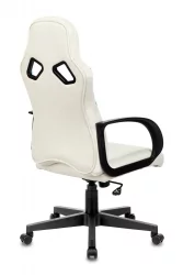 Геймерское кресло Бюрократ ZOMBIE RUNNER Белый-голубой