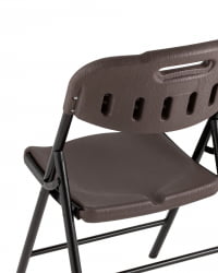 Стул складной банкетный коричневый под дерево