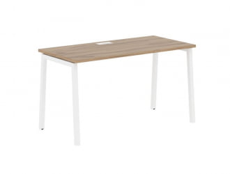 Стол письменный ЕДИС ЕЛСТ 1367 Дуб Денвер светлый Белый / EDIS ELST