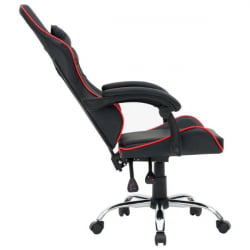 Кресло компьютерное CРОМЕКС (КРОМЕКС) ДЖокер ГМ-125 экокожа черное/красное / CROMEX Joker GM-125