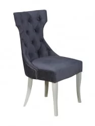 Стул Турин энигма бордо белый