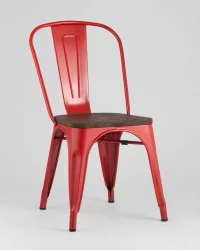 Стул Tolix Wood 850 Красный