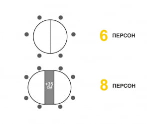 Обеденный стол Орфей 49.1 Урбан Милк