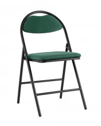 Стул складной Hagen black велюр Зеленый